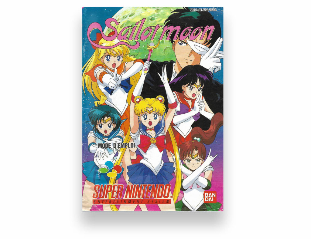 Couverture notice Sailor Moon Super Nintendo